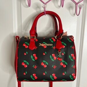 Juicy Couture Juicy Fruit Satchel Cherry Black